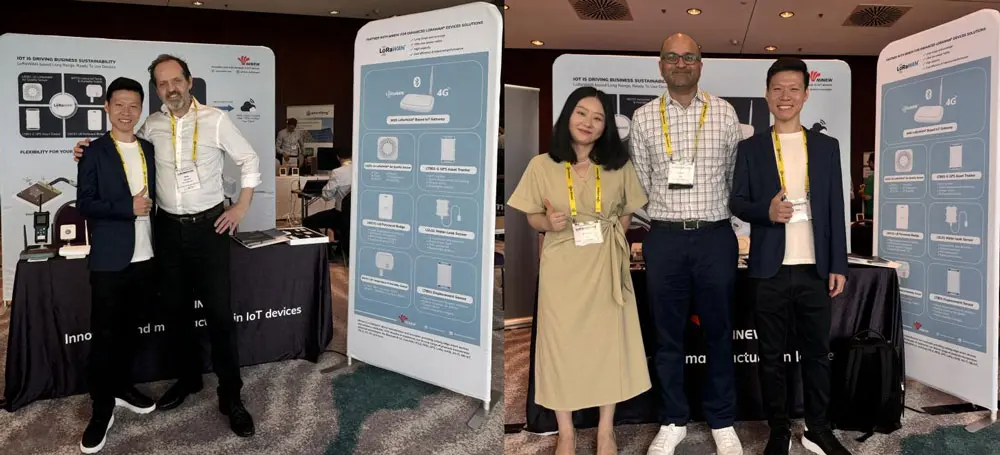 Minew employees and customers