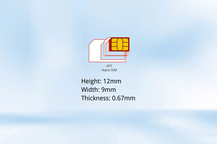 nano sim card size