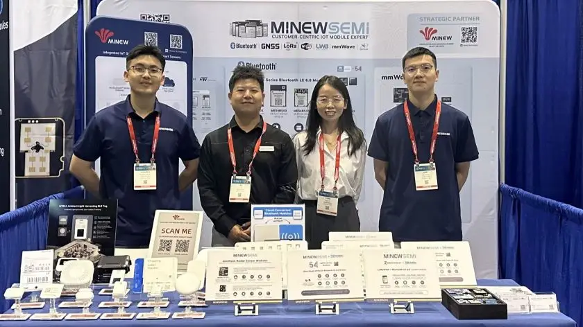 minew team at Sensors Converge