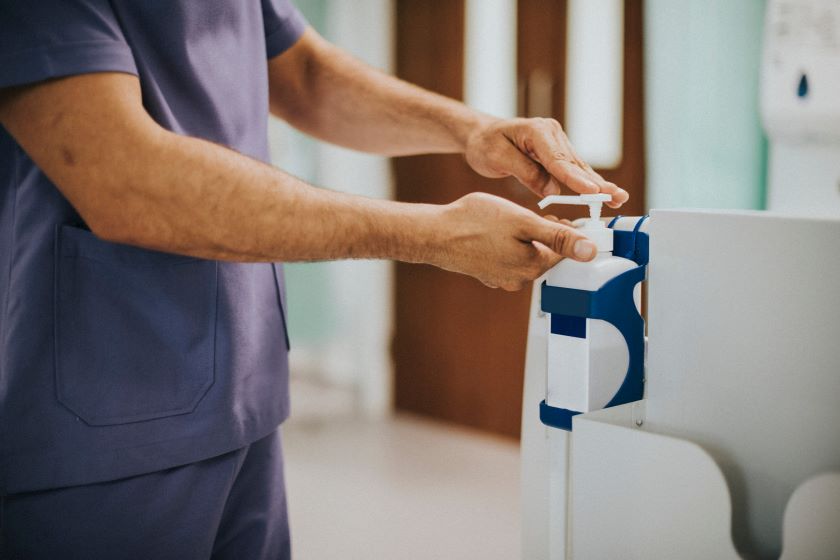 Bluetooth-Technologie zur Überwachung der Handhygiene