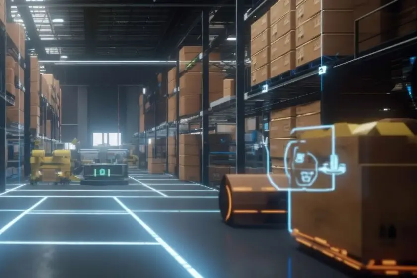 Intelligente Lagerhallen-Bluetooth-Beacons
